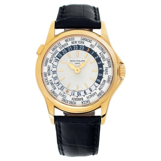 Patek Philippe Yellow Gold World Time automatic Wristwatch Ref 5110J at  1stDibs | patek 5110