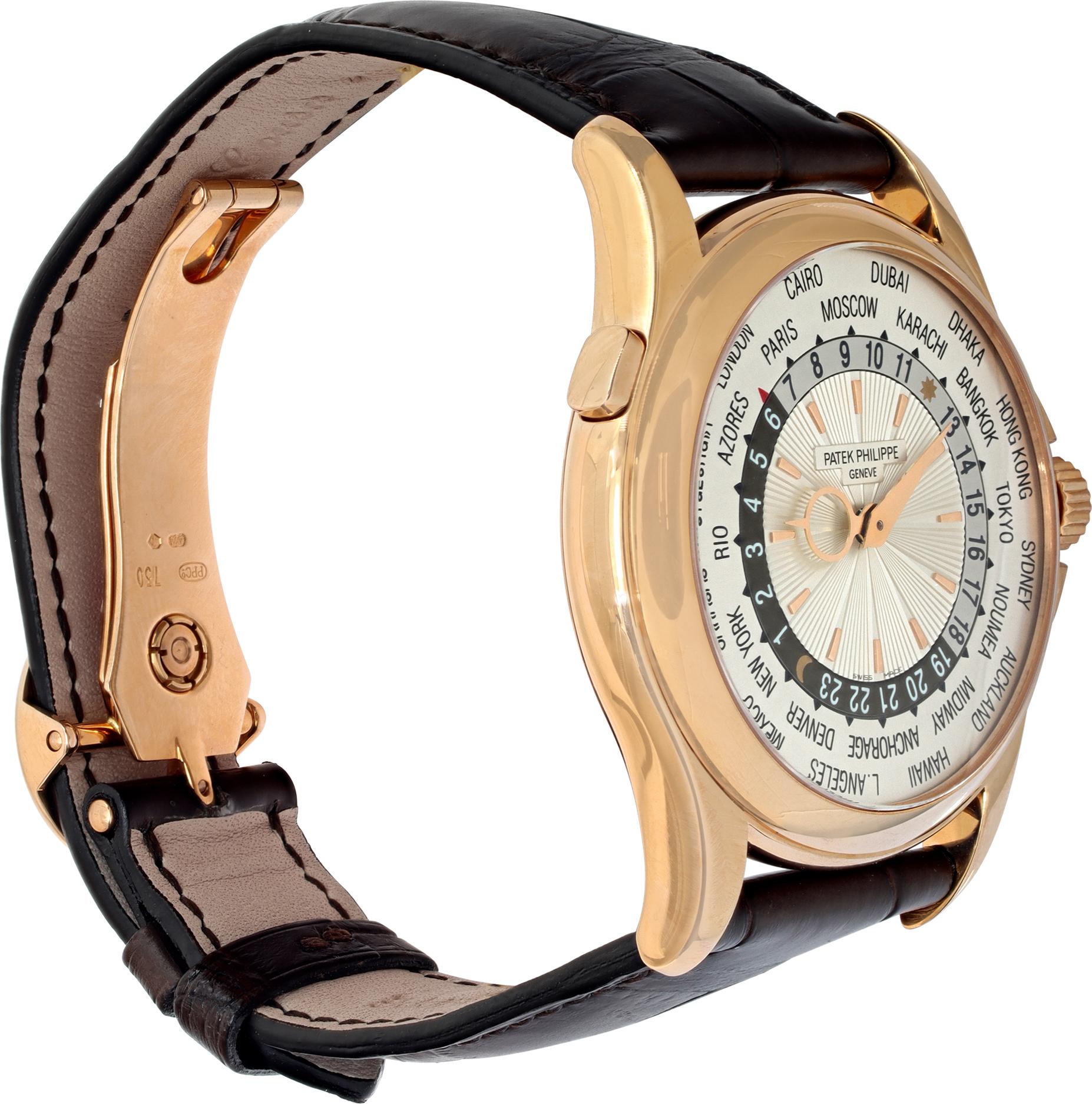 Patek Philippe World Time 39.5mm 5130r In Excellent Condition In Surfside, FL