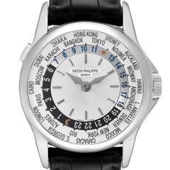 Patek Philippe World Time Automatic White Gold Mens Watch 5110