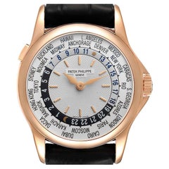 Patek Philippe World Time Complications Rose Gold Mens Watch 5110