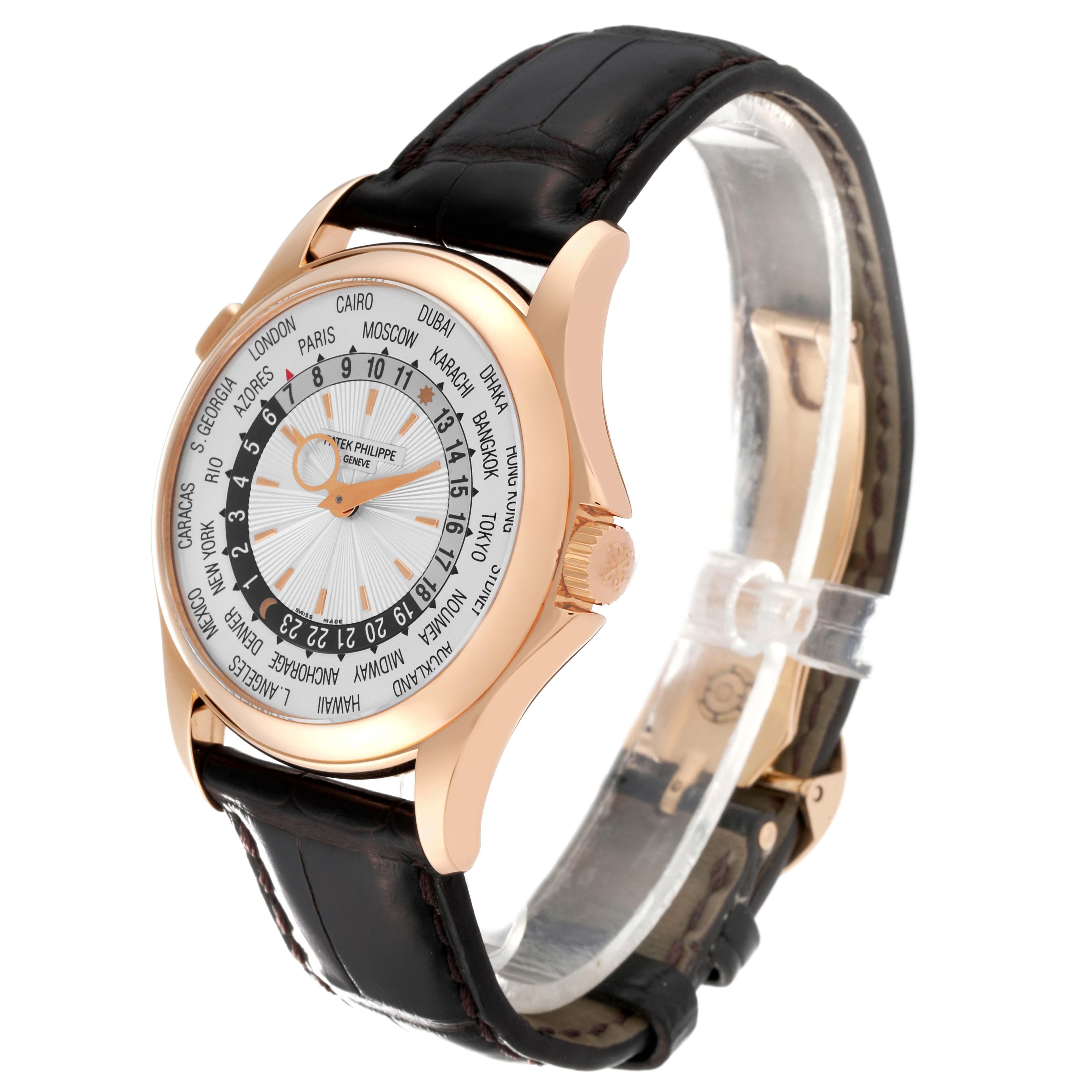 Patek Philippe World Time Complications Rose Gold Mens Watch 5130 For Sale 1
