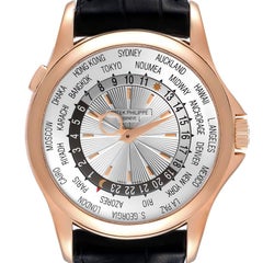 Patek Philippe World Time Complications Rose Gold Mens Watch 5130