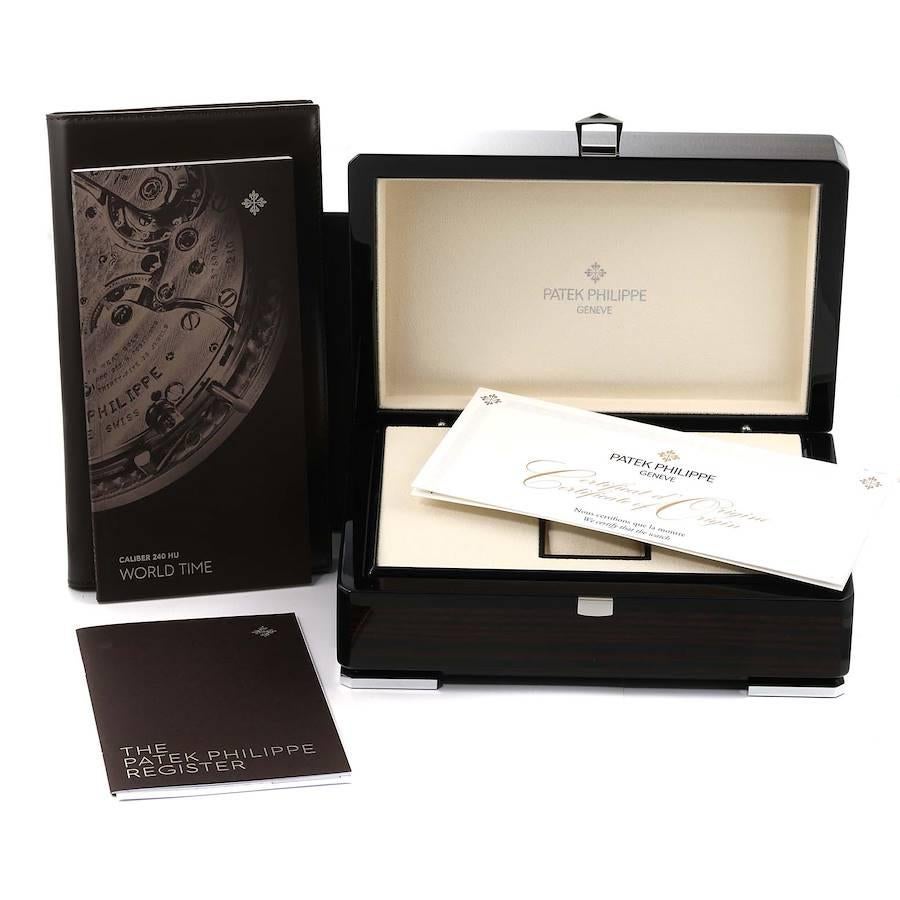 Patek Philippe World Time Complications Rose Gold Mens Watch 5230 Box Papers 4