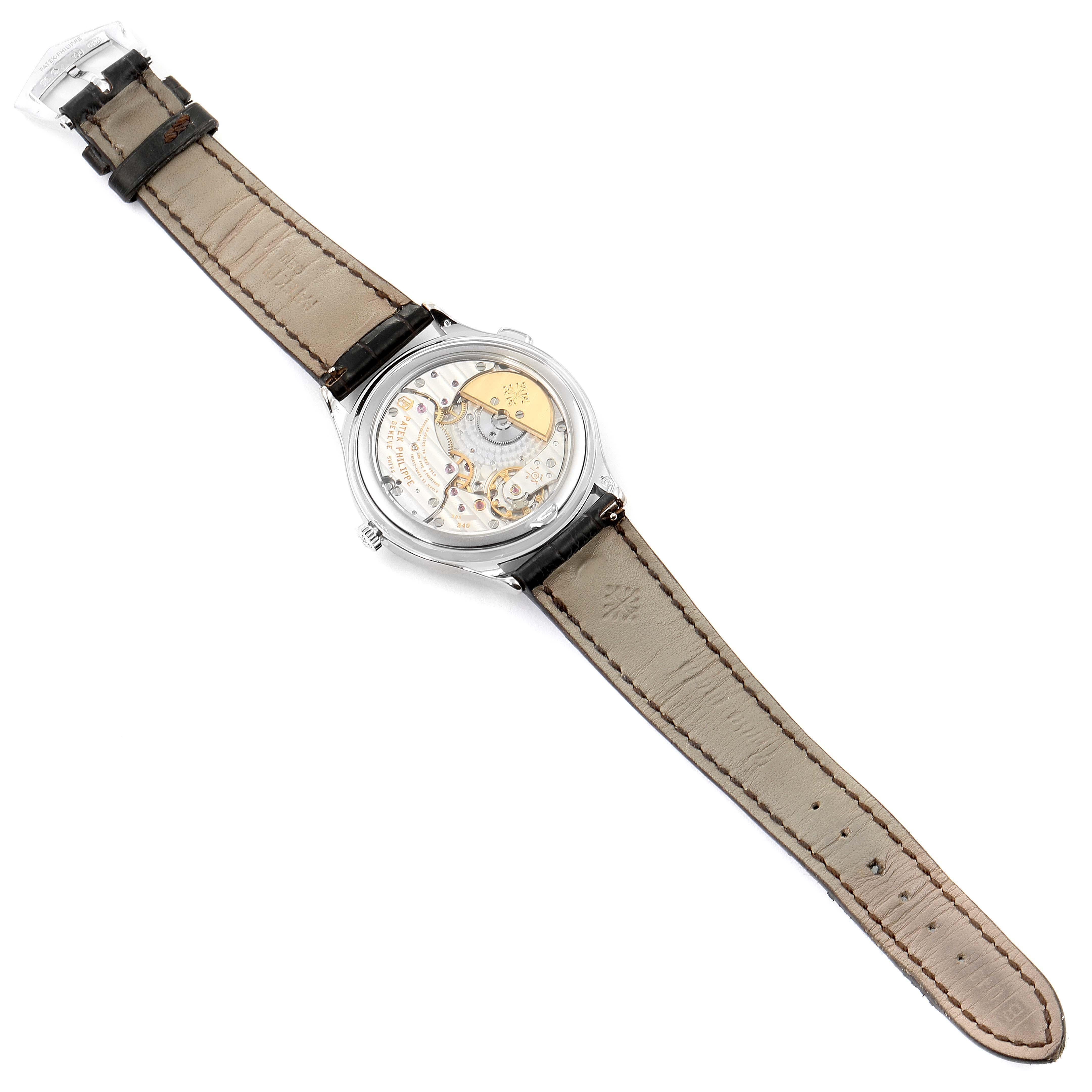 Patek Philippe World Time Complications White Gold Diamond Watch 7130 4