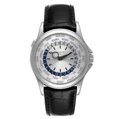 Patek Philippe World Time Complications White Gold Mens Watch 5130