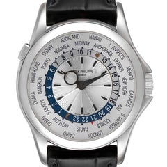 Patek Philippe World Time Complications White Gold Mens Watch 5130