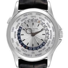 Patek Philippe World Time Complications White Gold Mens Watch 5130