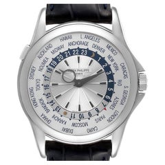 Patek Philippe World Time Complications White Gold Mens Watch 5130