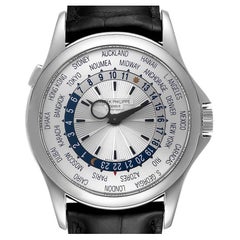 Patek Philippe World Time Complications White Gold Mens Watch 5130