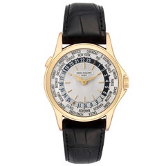 Patek Philippe World Time Complications Yellow Gold Mens Watch 5110
