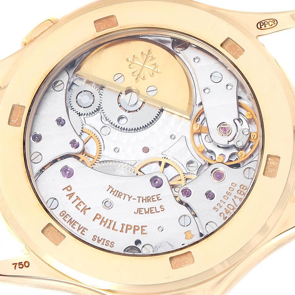 Patek Philippe World Time Complications Yellow Gold Men’s Watch 5110 In Excellent Condition For Sale In Atlanta, GA