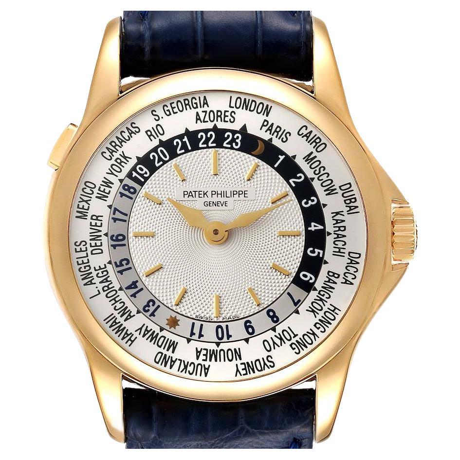 Patek Philippe World Time Complications Yellow Gold Mens Watch 5110