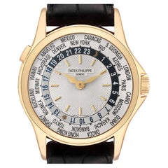 Patek Philippe World Time Complications Yellow Gold Mens Watch 5110