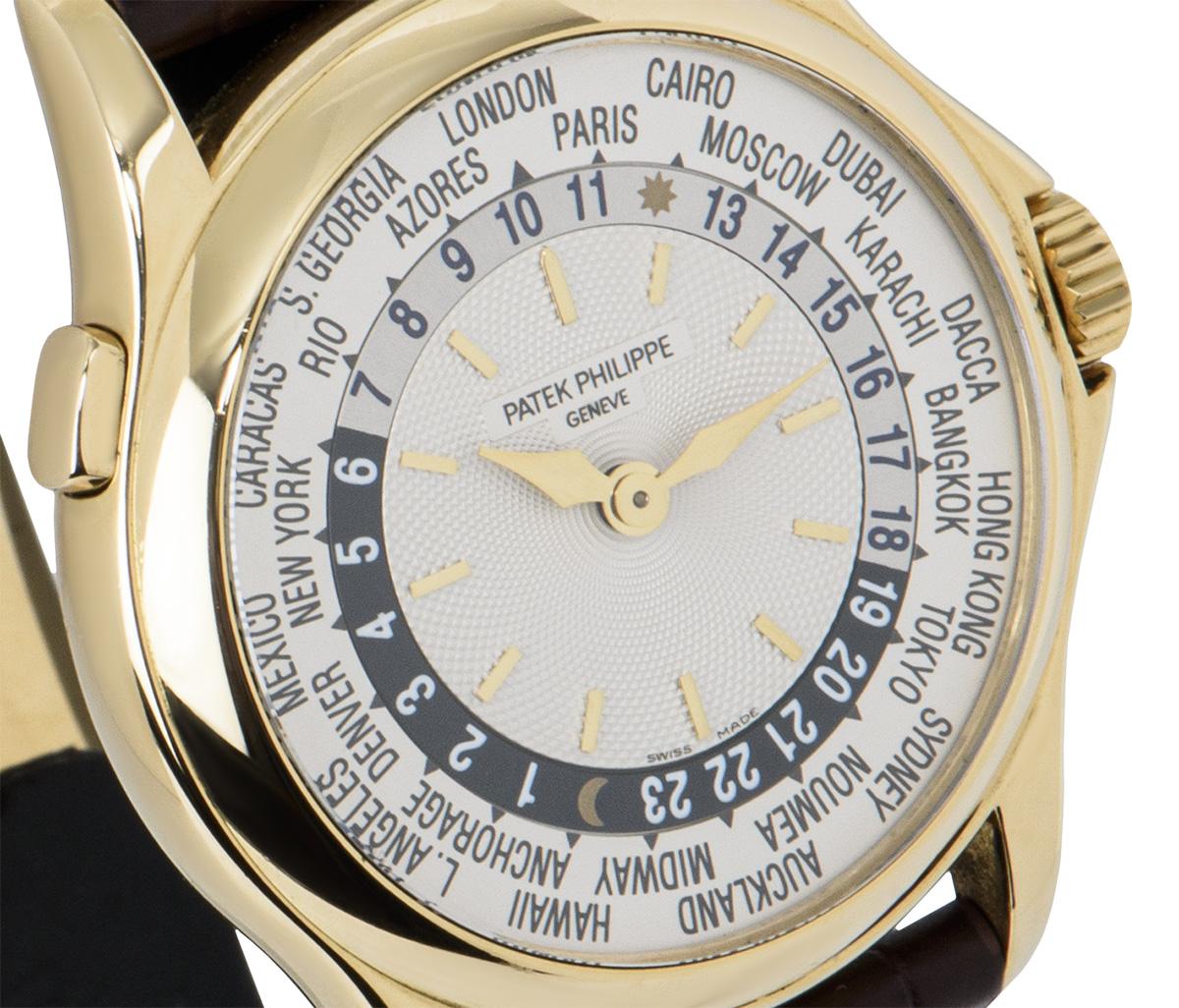 Patek Philippe World Time Yellow Gold 5110J-001 In Excellent Condition In London, GB
