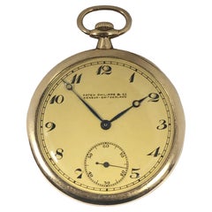 Patek Philippe Yellow Gold 1920s Pocket Watch