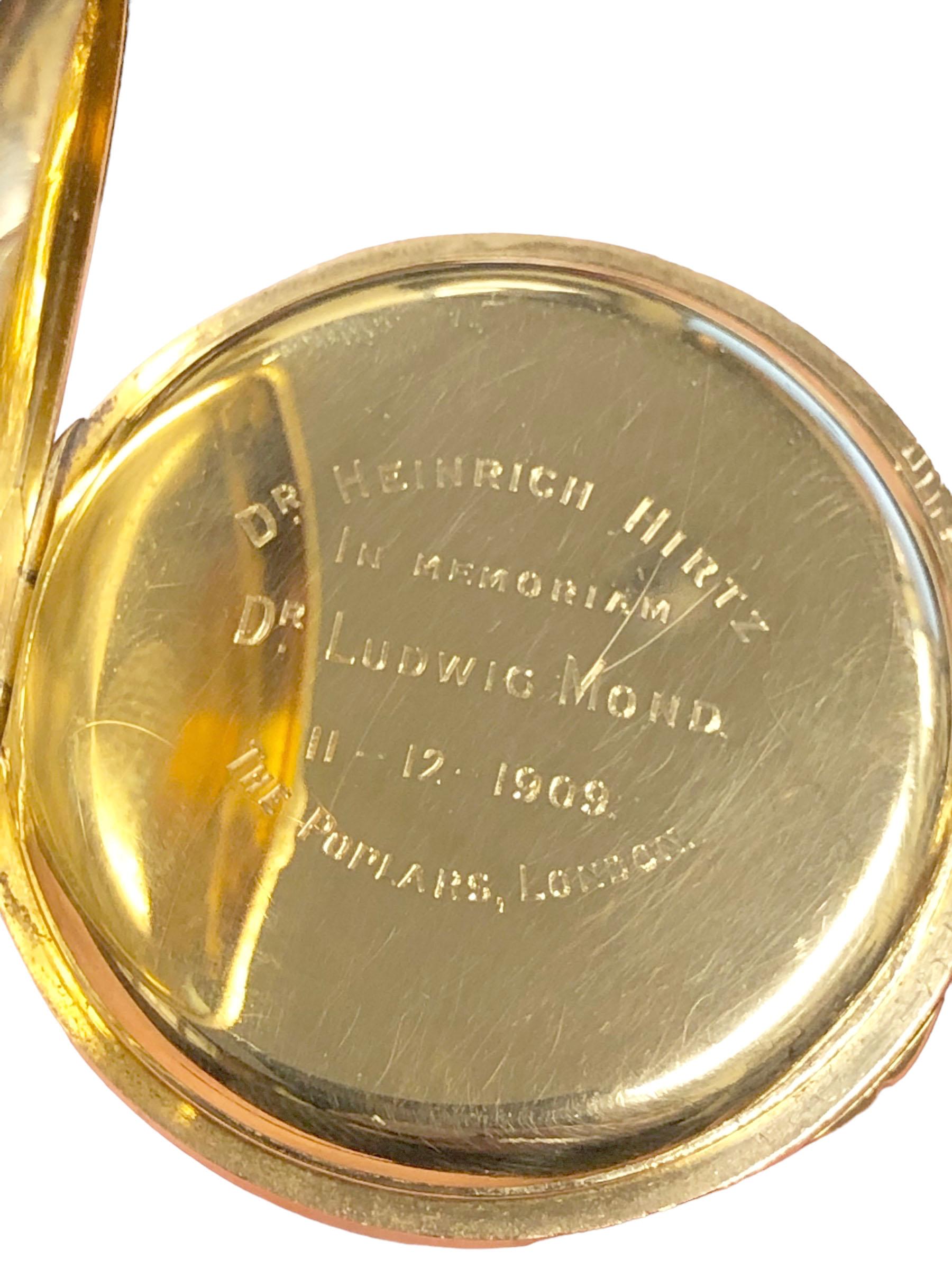 Antike Chronograph-Taschenuhr aus Gelbgold von Patek Philippe im Angebot 1