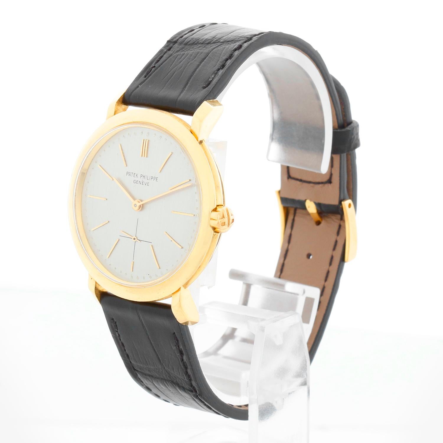 Patek Philippe Yellow Gold Automatic Calatrava Ref.3440J For Sale 1
