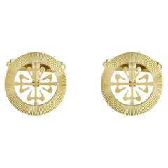 Patek Philippe Boutons de manchette croix Calatrava en or jaune