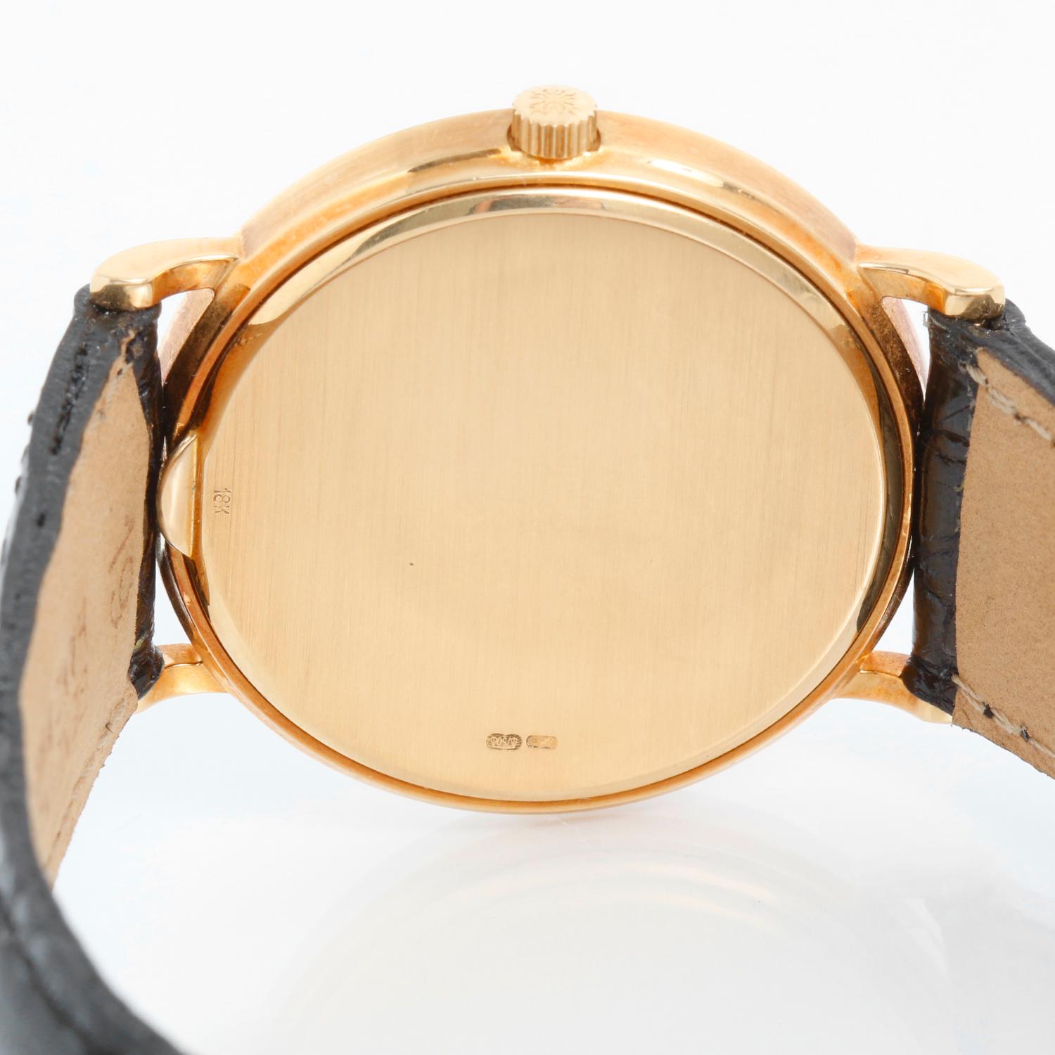Patek Philippe Yellow Gold Calatrava Men's Quartz Watch Ref. 3954 3