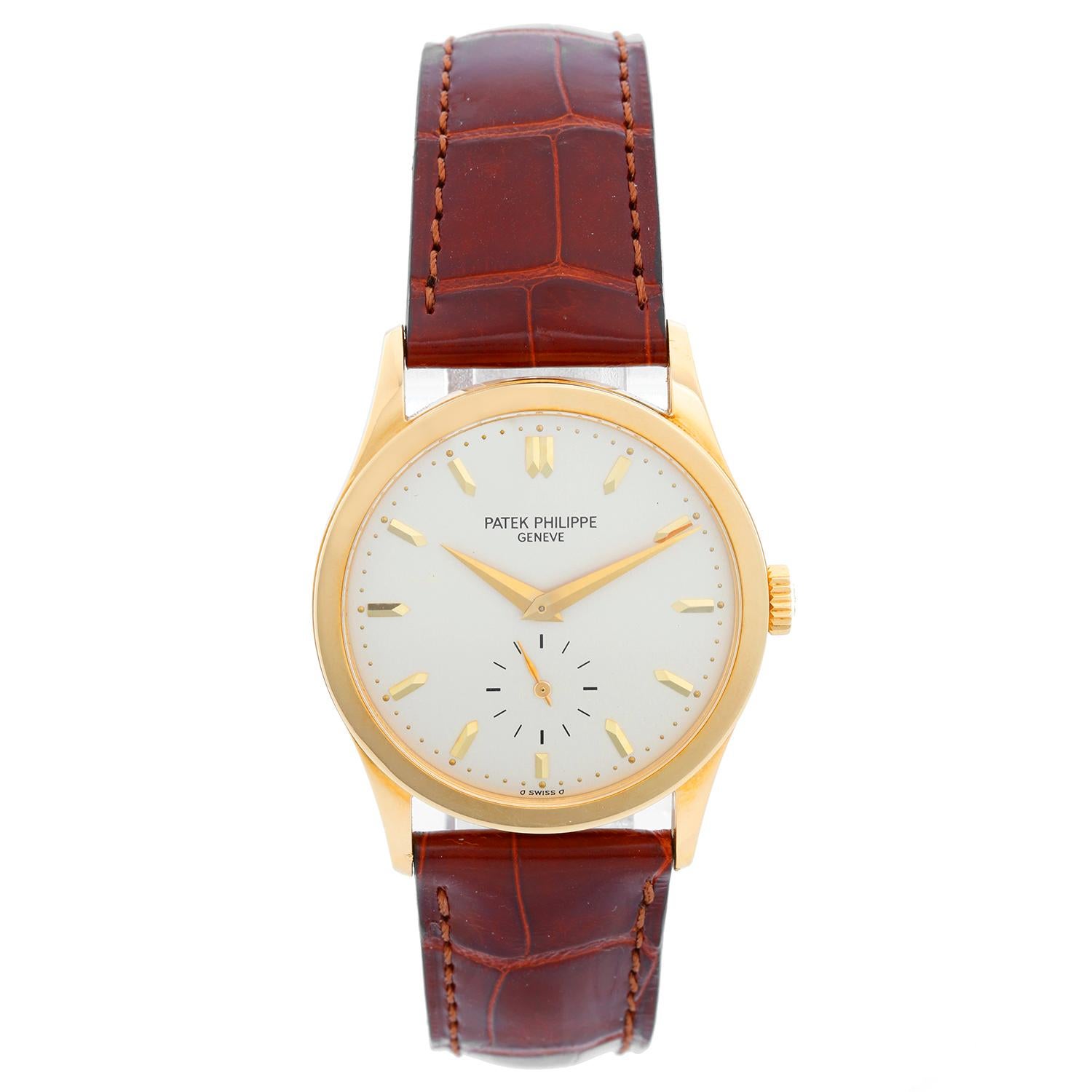 Patek Philippe Yellow Gold Calatrava Men's Watch Ref. 5096