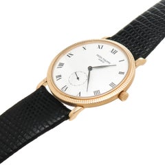 Patek Philippe Yellow Gold Calatrava Ref 3796 Manual Wind Wristwatch