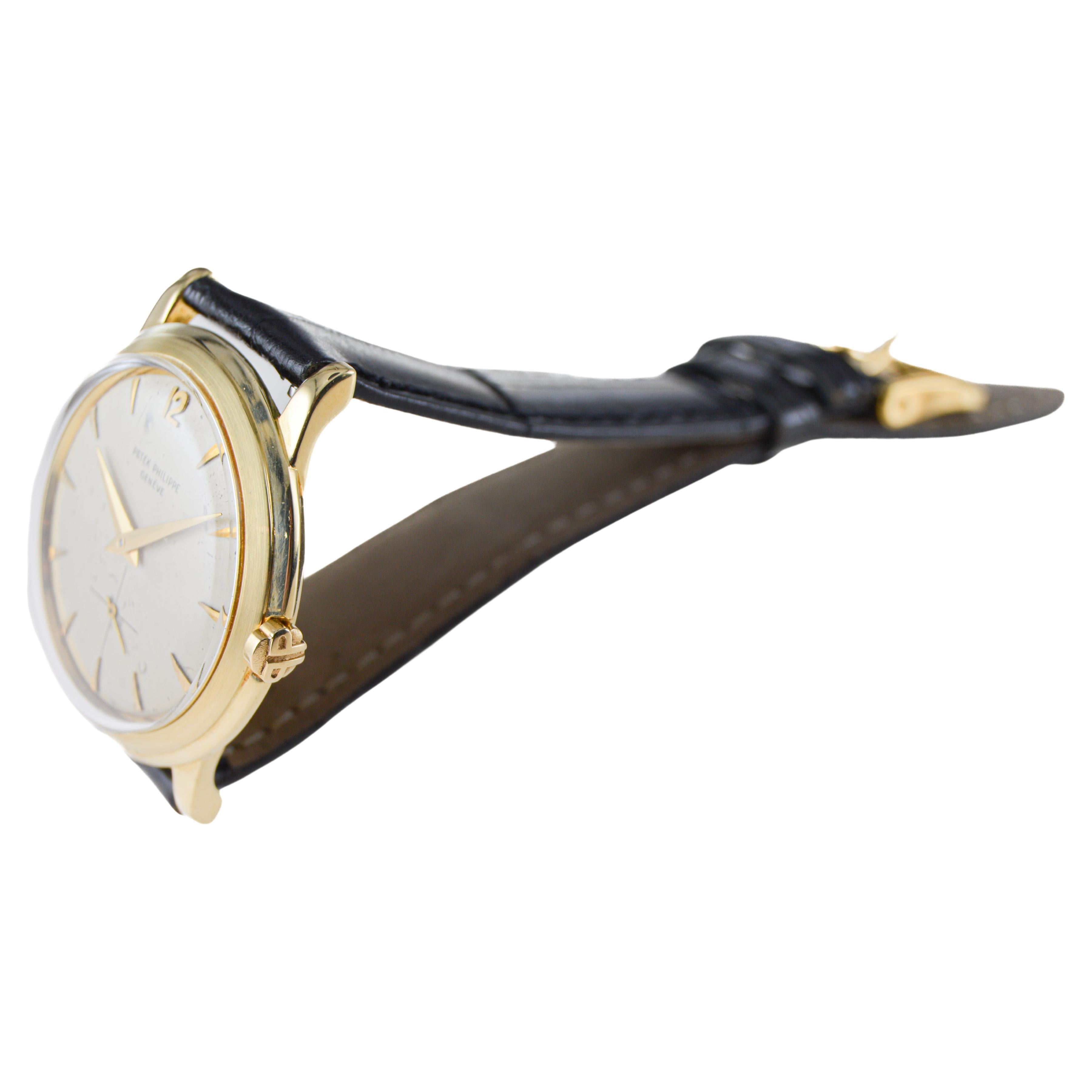 Patek Philippe Yellow Gold Disco Volante Original Dial Automatic Watch 5
