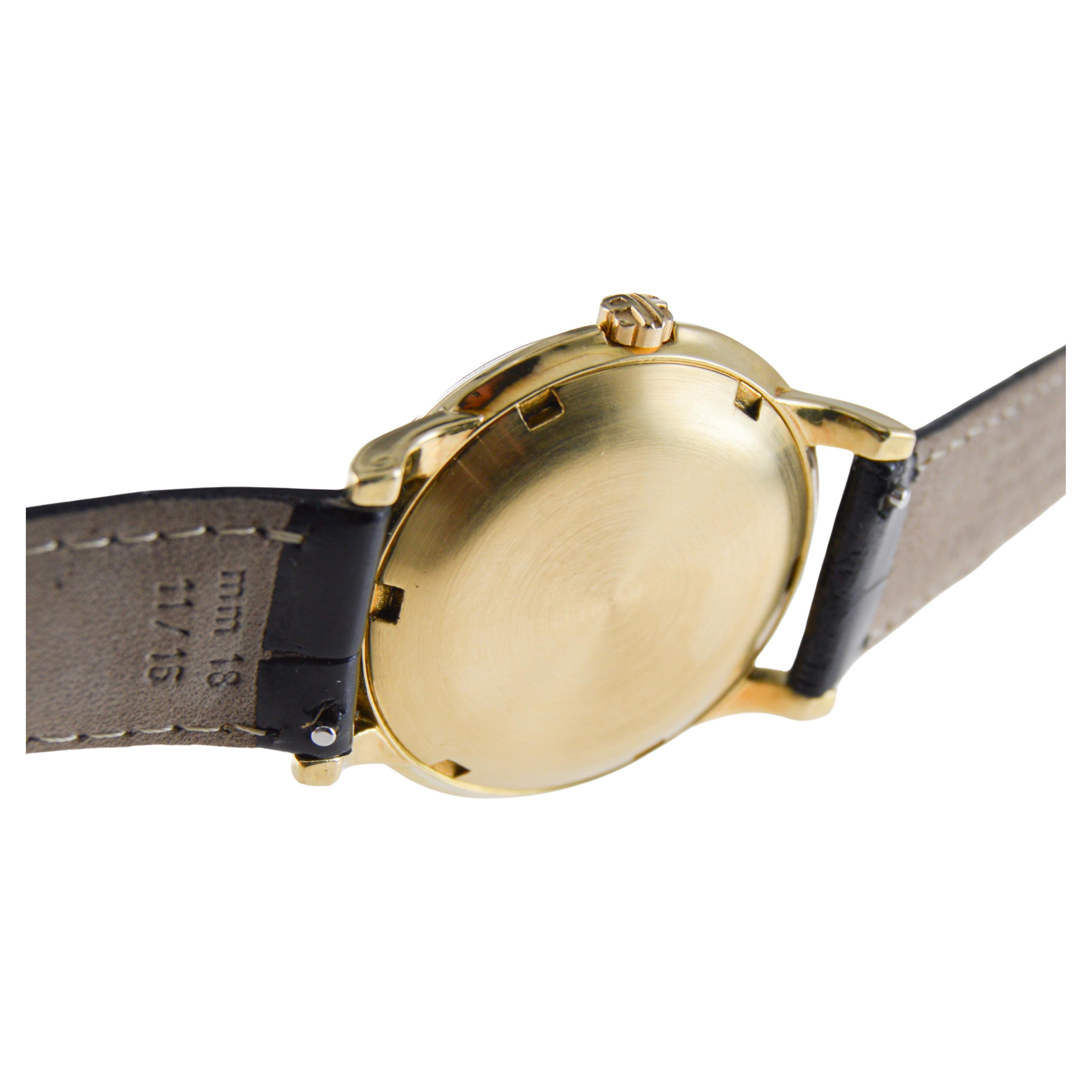 Patek Philippe Yellow Gold Disco Volante Original Dial Automatic Watch 7