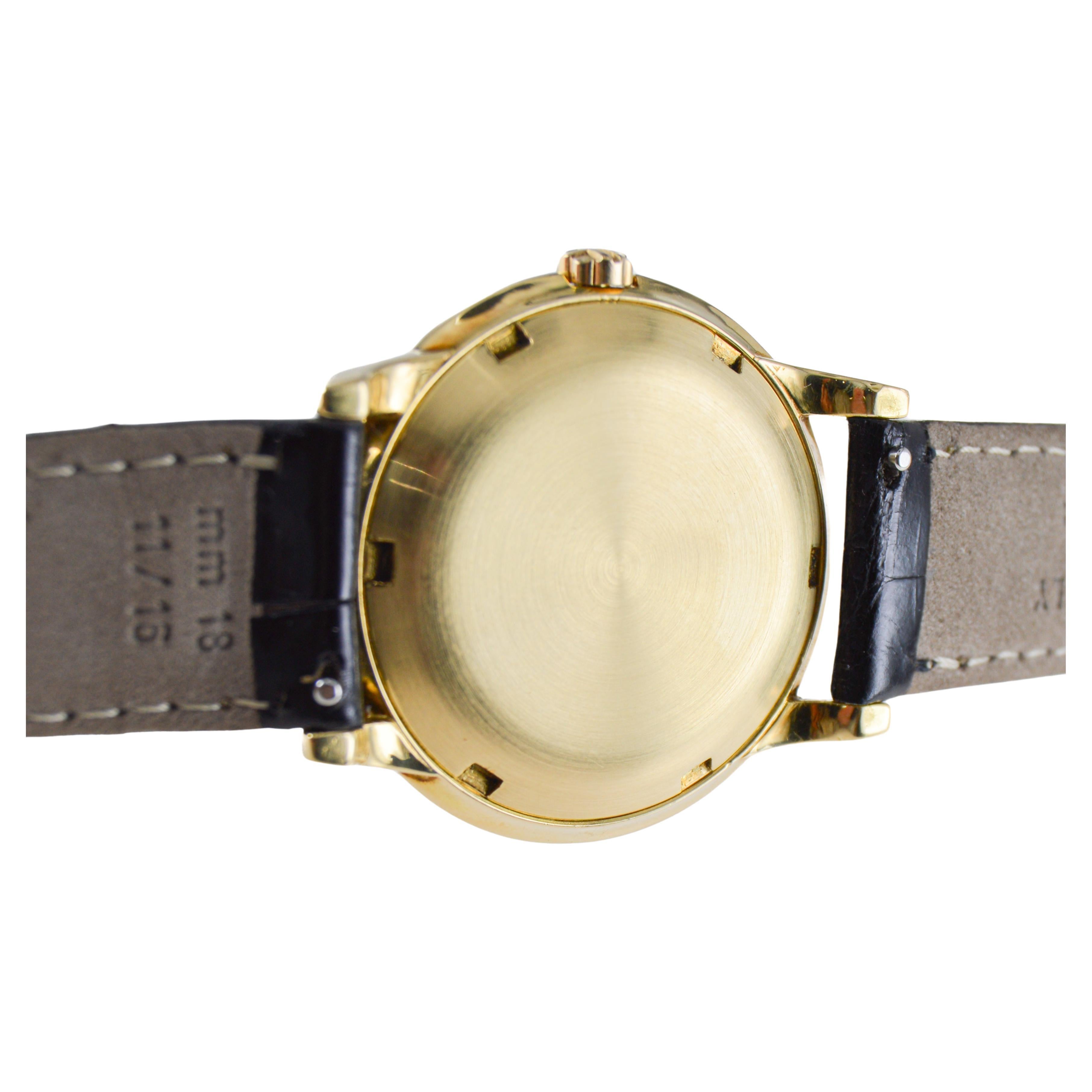 Patek Philippe Yellow Gold Disco Volante Original Dial Automatic Watch 8