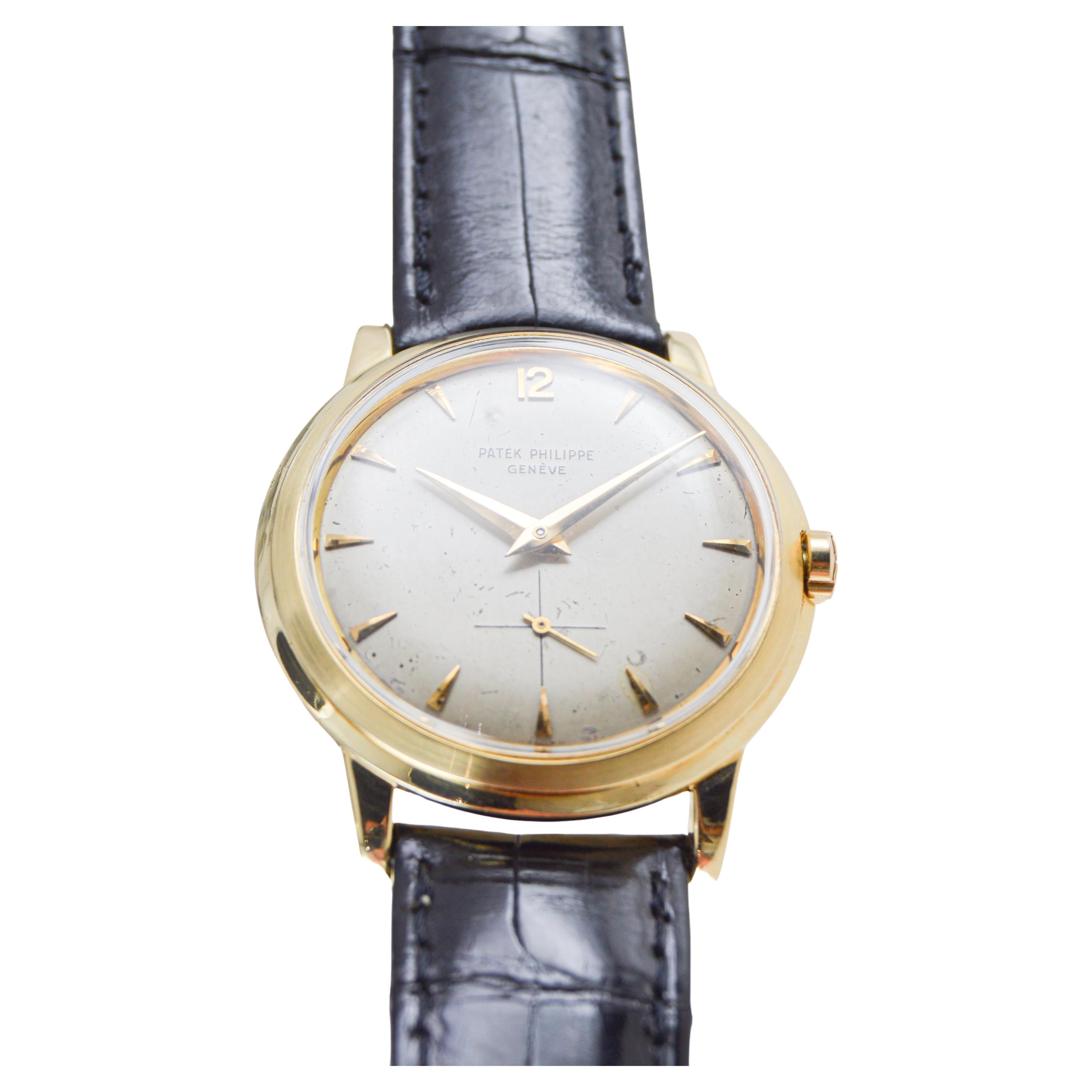 Patek Philippe Yellow Gold Disco Volante Original Dial Automatic Watch 1