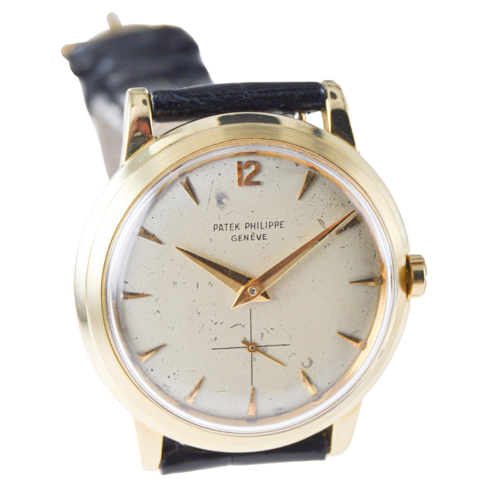 Patek Philippe Yellow Gold Disco Volante Original Dial Automatic Watch 2