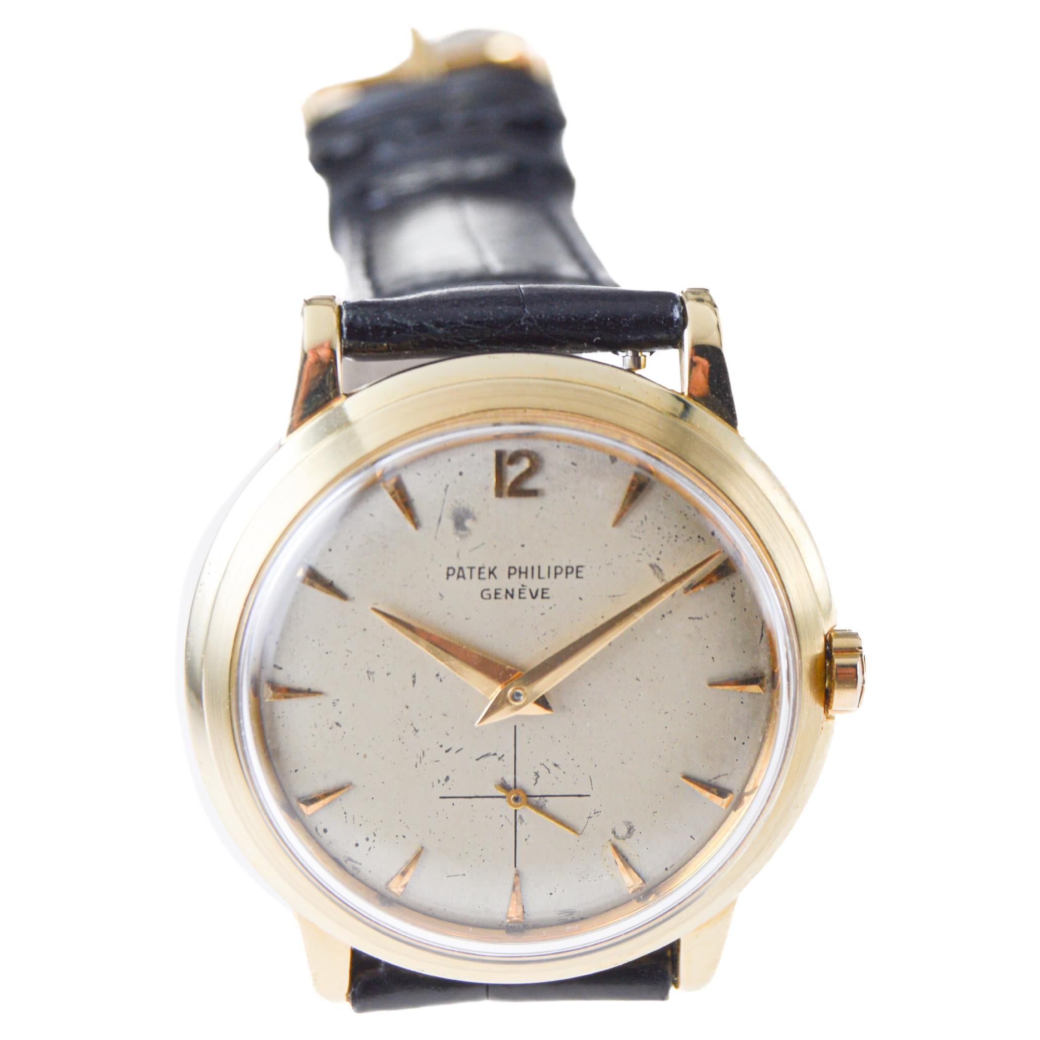 Patek Philippe Yellow Gold Disco Volante Original Dial Automatic Watch 3