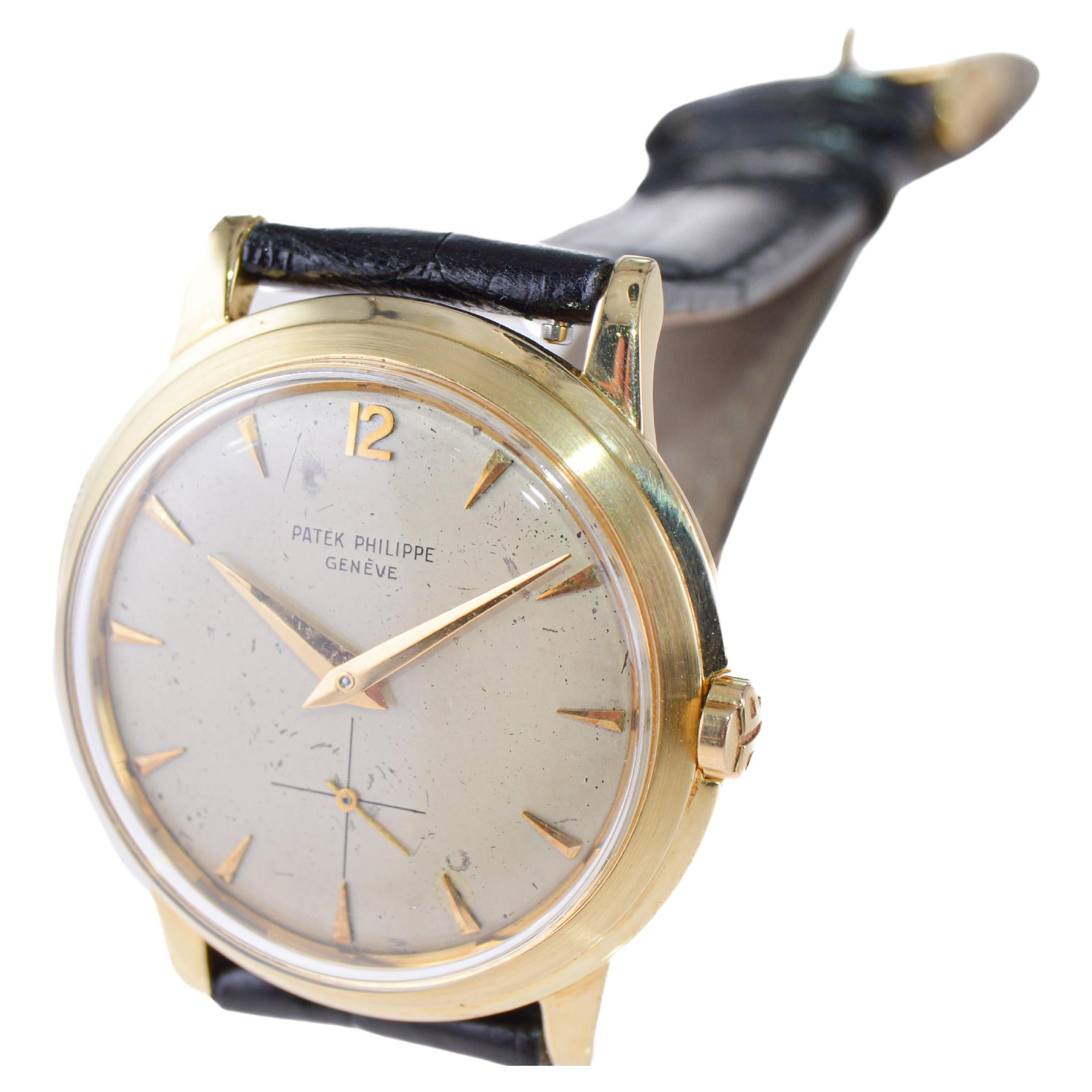 Patek Philippe Yellow Gold Disco Volante Original Dial Automatic Watch 4
