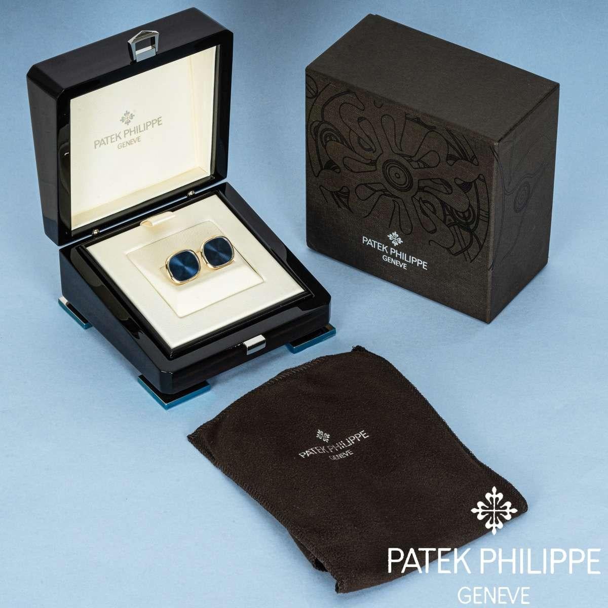 Patek Philippe Yellow Gold Ellipse Cufflinks For Sale 1