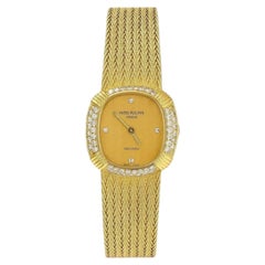 Patek Philippe Yellow Gold Manual Wind Ladies Wristwatch