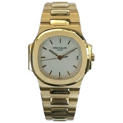 Patek Philippe Yellow Gold Nautilus Automatic Wristwatch, Ref 3800