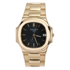 Patek Philippe Gelbgold-Nautilus-Quarz-Armbanduhr:: Ref. 3900/1:: circa 1990er Jahre