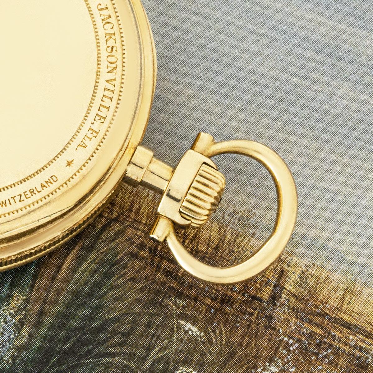 Patek Philippe Yellow Gold Open Face Pocket Watch C1910 In Good Condition In London, GB