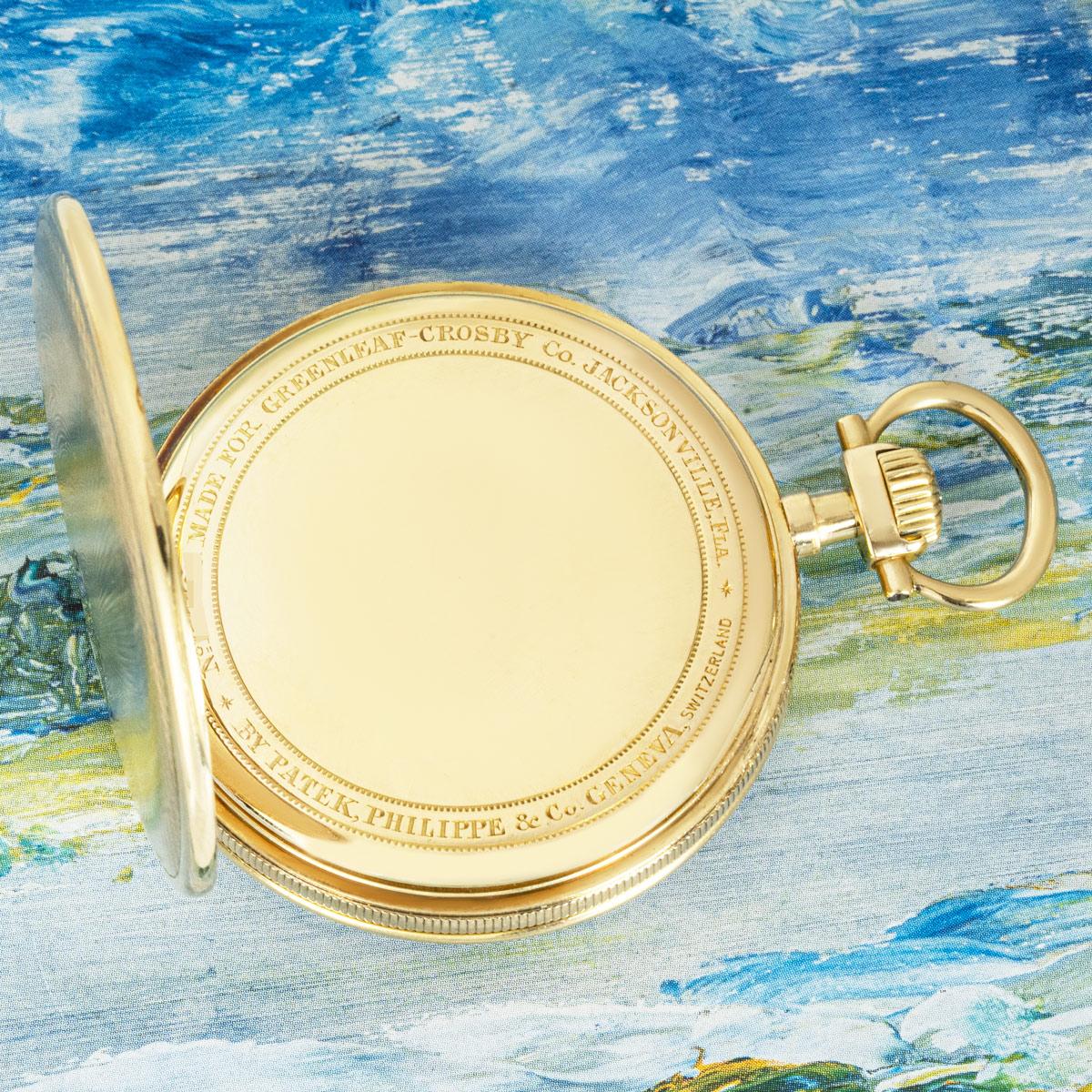 Patek Philippe Yellow Gold Open Face Pocket Watch C1910 1