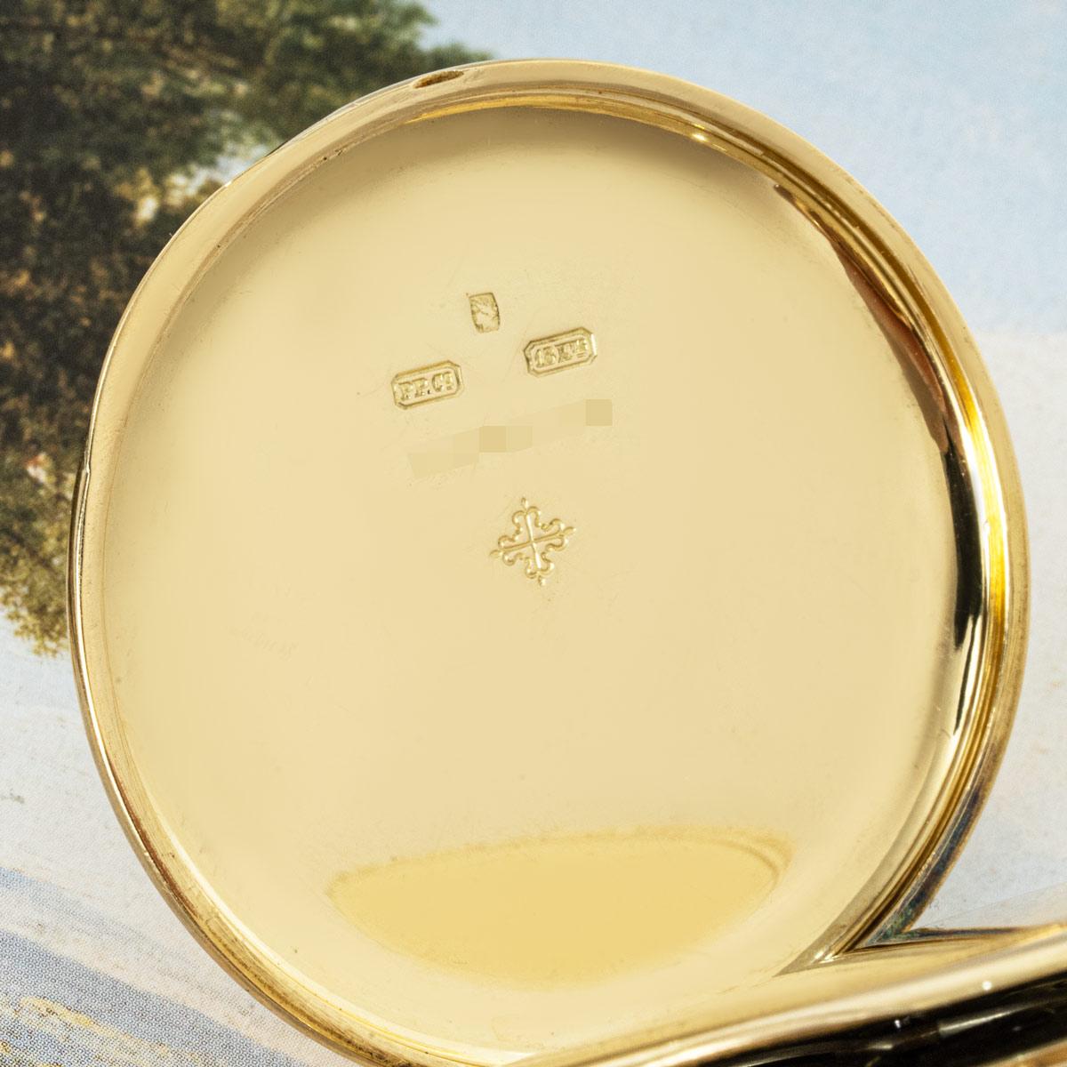 Patek Philippe Yellow Gold Open Face Pocket Watch C1910 2