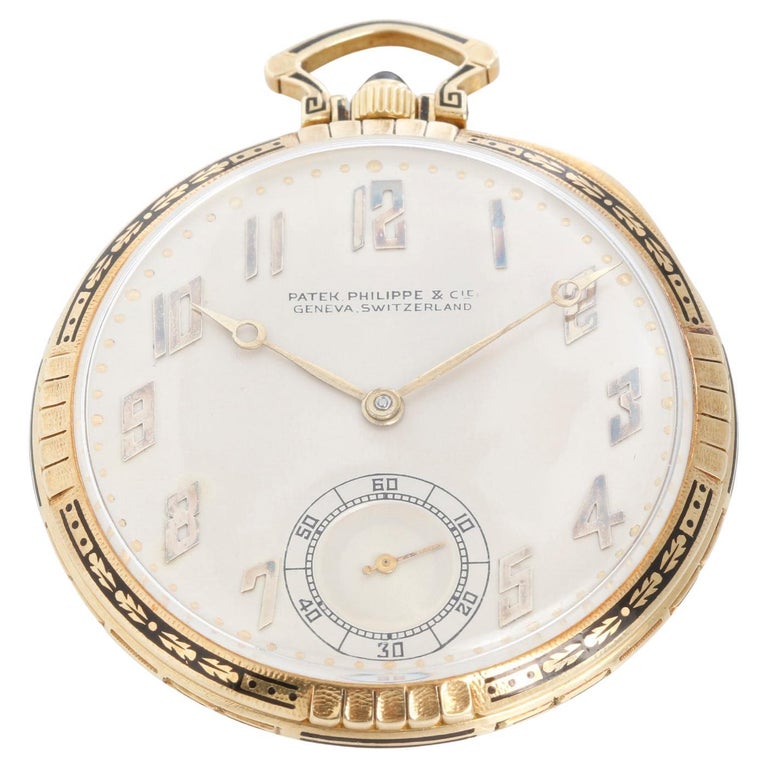Patek Philippe Yellow Gold Pocket Watch For Sale at 1stDibs