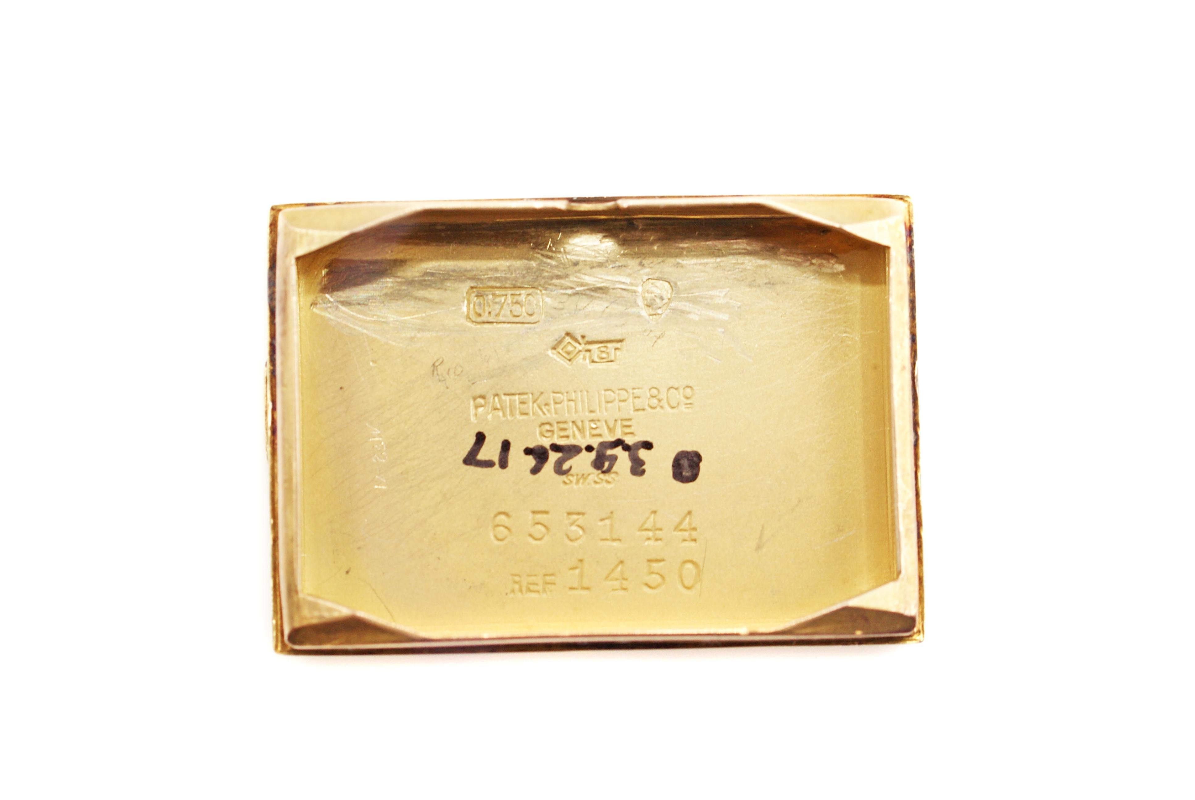 Women's or Men's Patek Philippe yellow gold Vintage Top Hat Manual Wristwatch, circa 1949