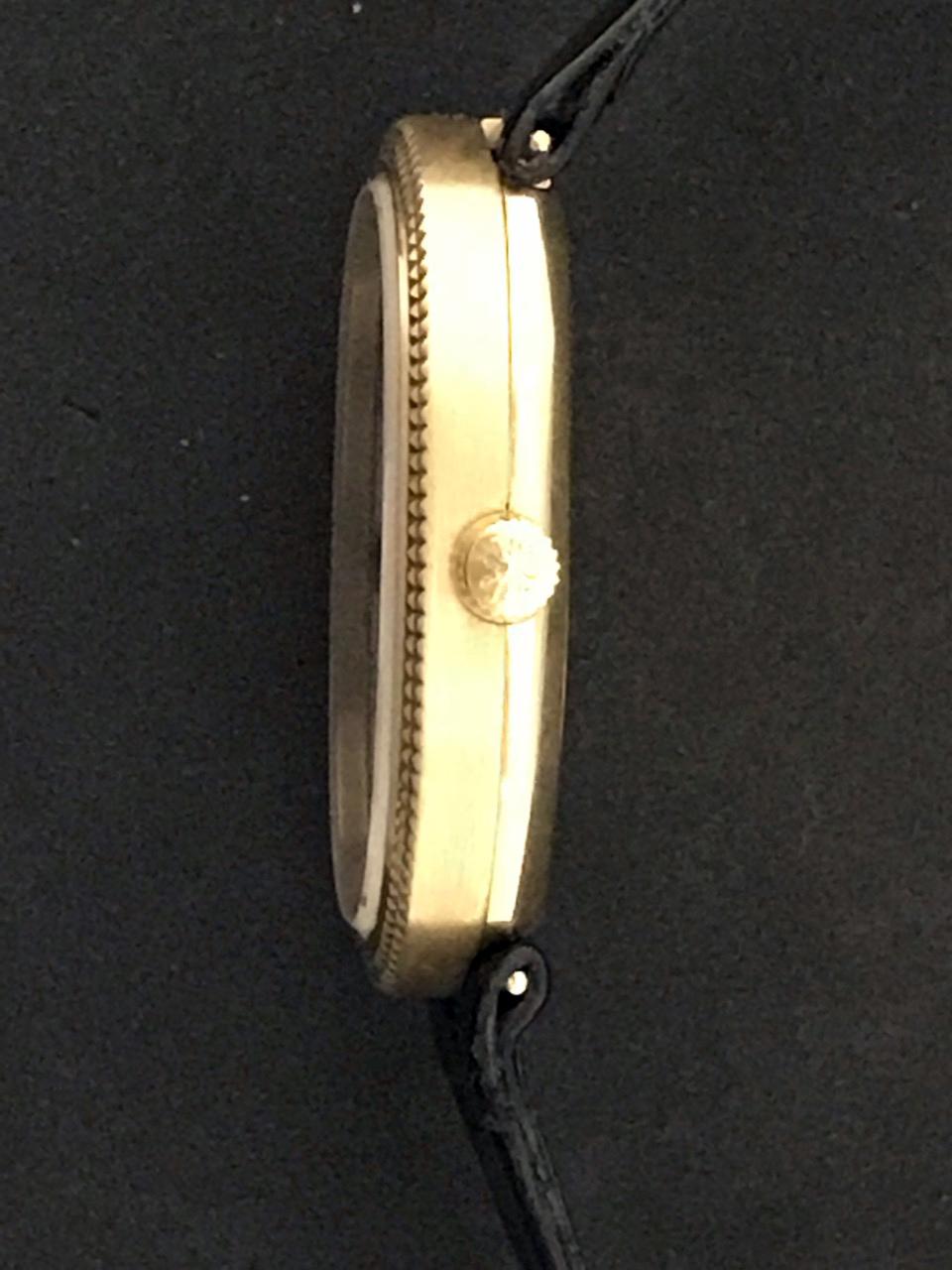 Patek Philippe Yellow Gold White Dial Ellipse Wristwatch 1