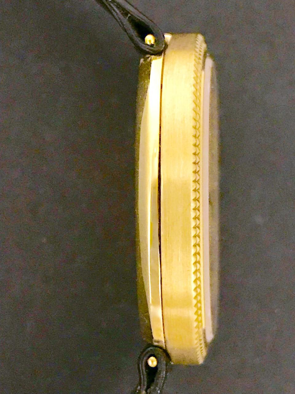 Patek Philippe Yellow Gold White Dial Ellipse Wristwatch 2
