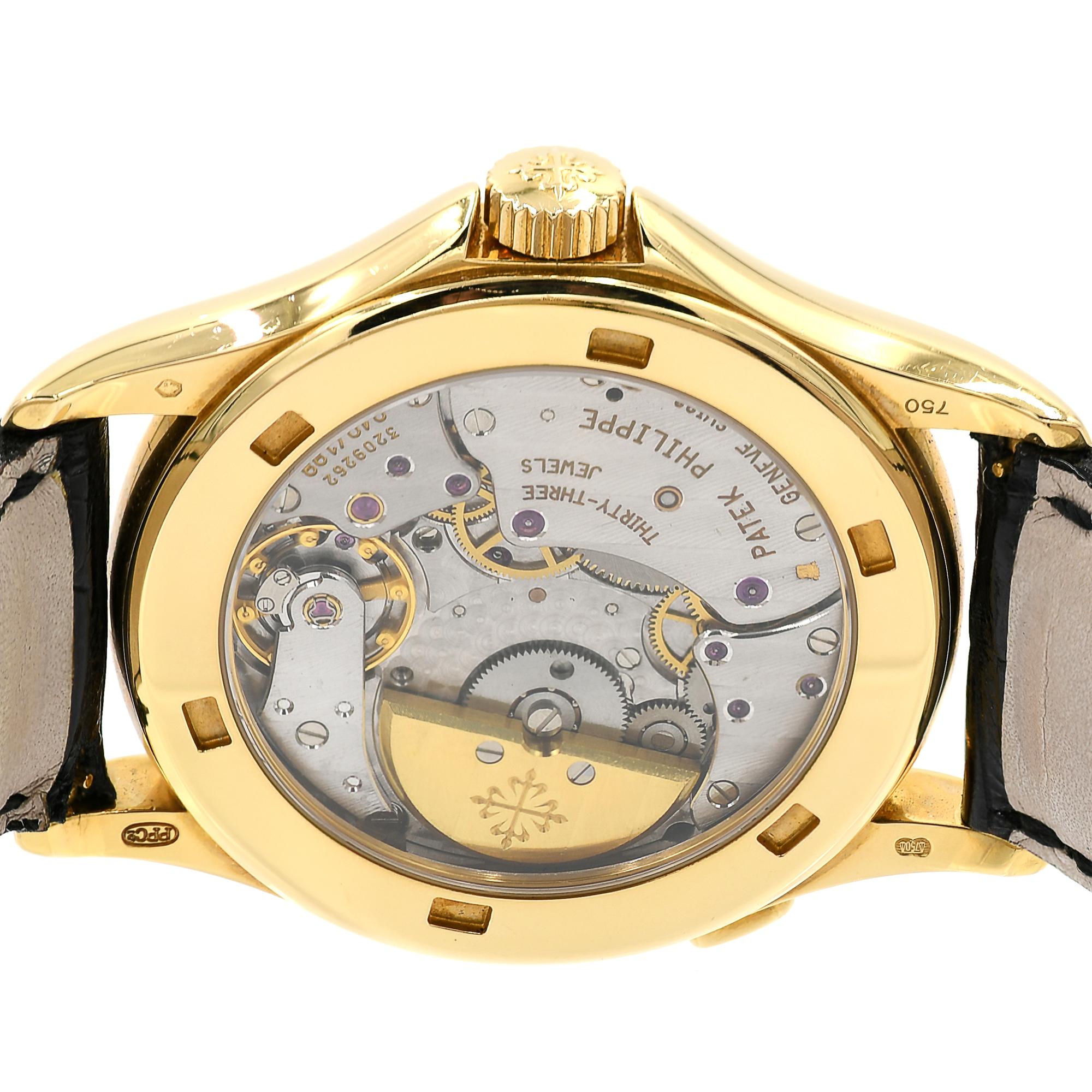 Patek Philippe Yellow Gold World Time automatic Wristwatch Ref 5110J 1