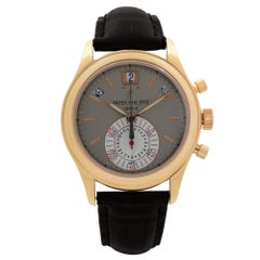 Patek Phillipe Annual Calendar 18K Rose Gold Gray Dial Automatic Watch 5960R-001