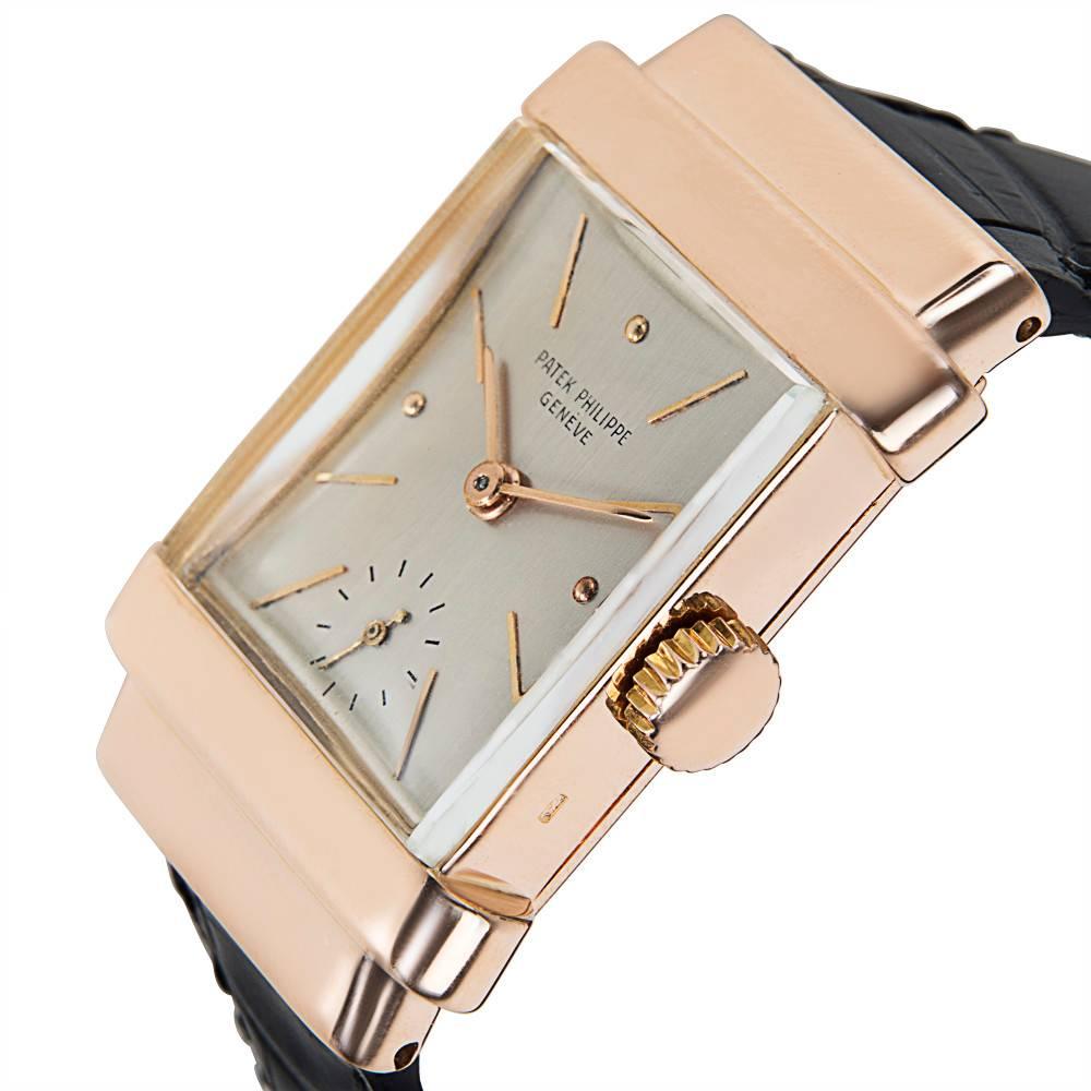 Patek Phillipe Top Hat 1450 Vintage Mens Watch in 18k Rose Gold

SKU: 044807

PRIMARY DETAILS
Brand:  Patek Philippe
Model: Top Hat
Serial Number: ***
Country of Origin: Switzerland
Movement Type: Mechanical: Hand-winding
Refurbished Notes: