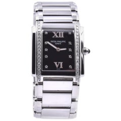 Used Patek Phillipe Twenty-4 Stainless Steel Ladies Wristwatch Ref 4910/10A