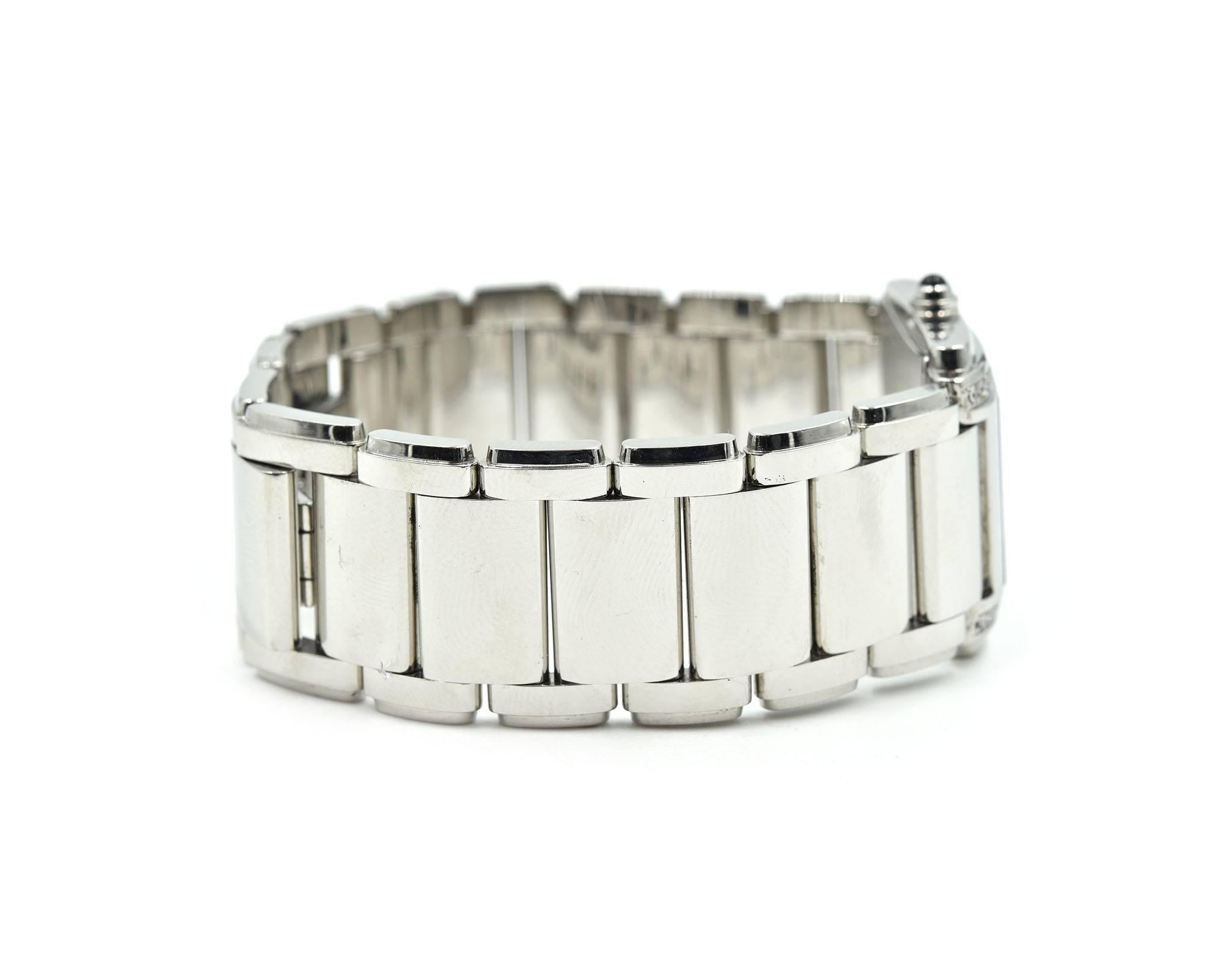 Patek Philippe Ladies Stainless Steel Twenty-4 quartz Wristwatch Ref 4910/10A In Excellent Condition In Scottsdale, AZ