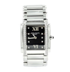 Patek Philippe Ladies Stainless Steel Twenty-4 quartz Wristwatch Ref 4910/10A