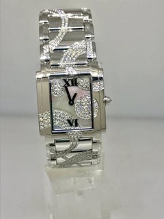 Patek Philippe Ladies White Gold Diamond Twenty-4 Bracelet Wristwatch 4910/49g